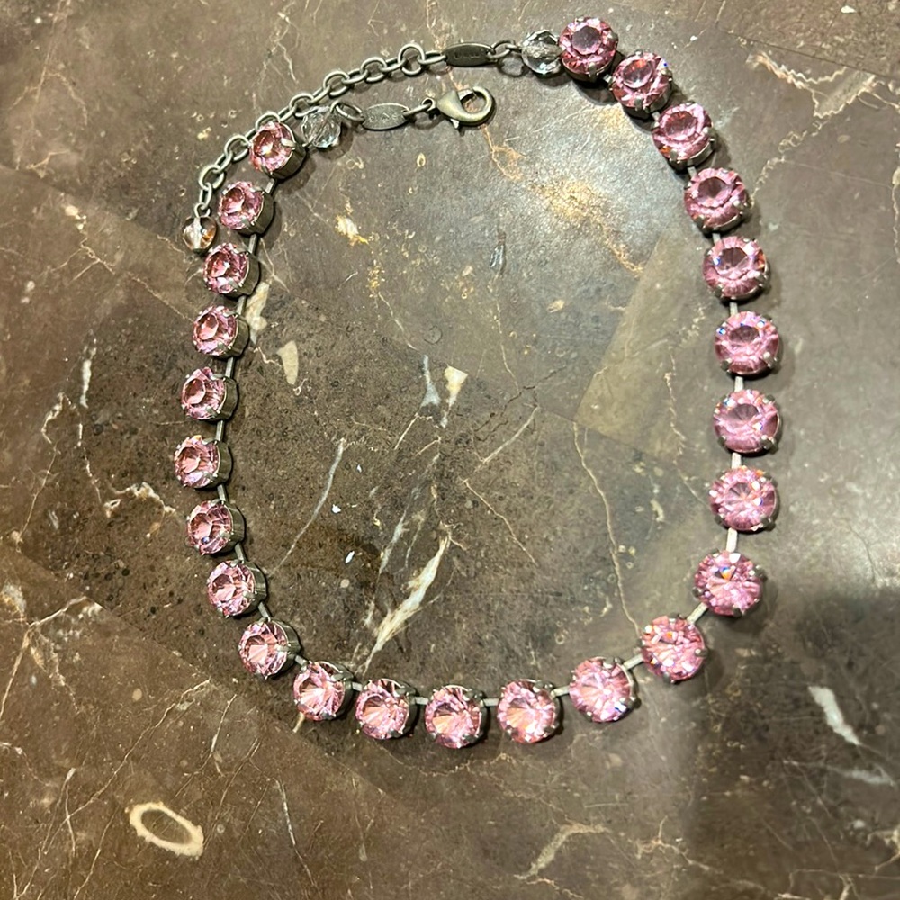 Sabika - Spring 2013 - Rose Pink Manhattan necklace
